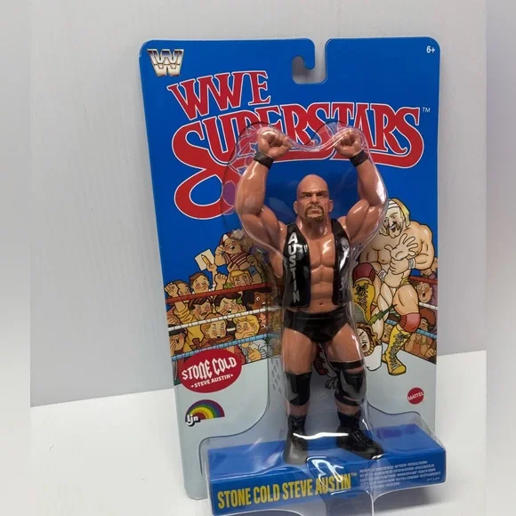 WWE LJN Superstars Stone Cold Steve Austin NEW Series 2 Target 2026 in Hand RARE - Picture 5 of 7